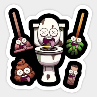 Toilet Elements Sticker